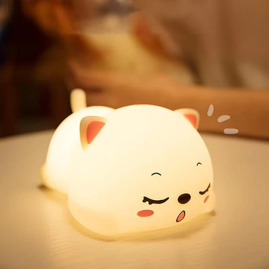 Cute Cat 3D Touch Lamp 🎀49% OFF SALEE🎁